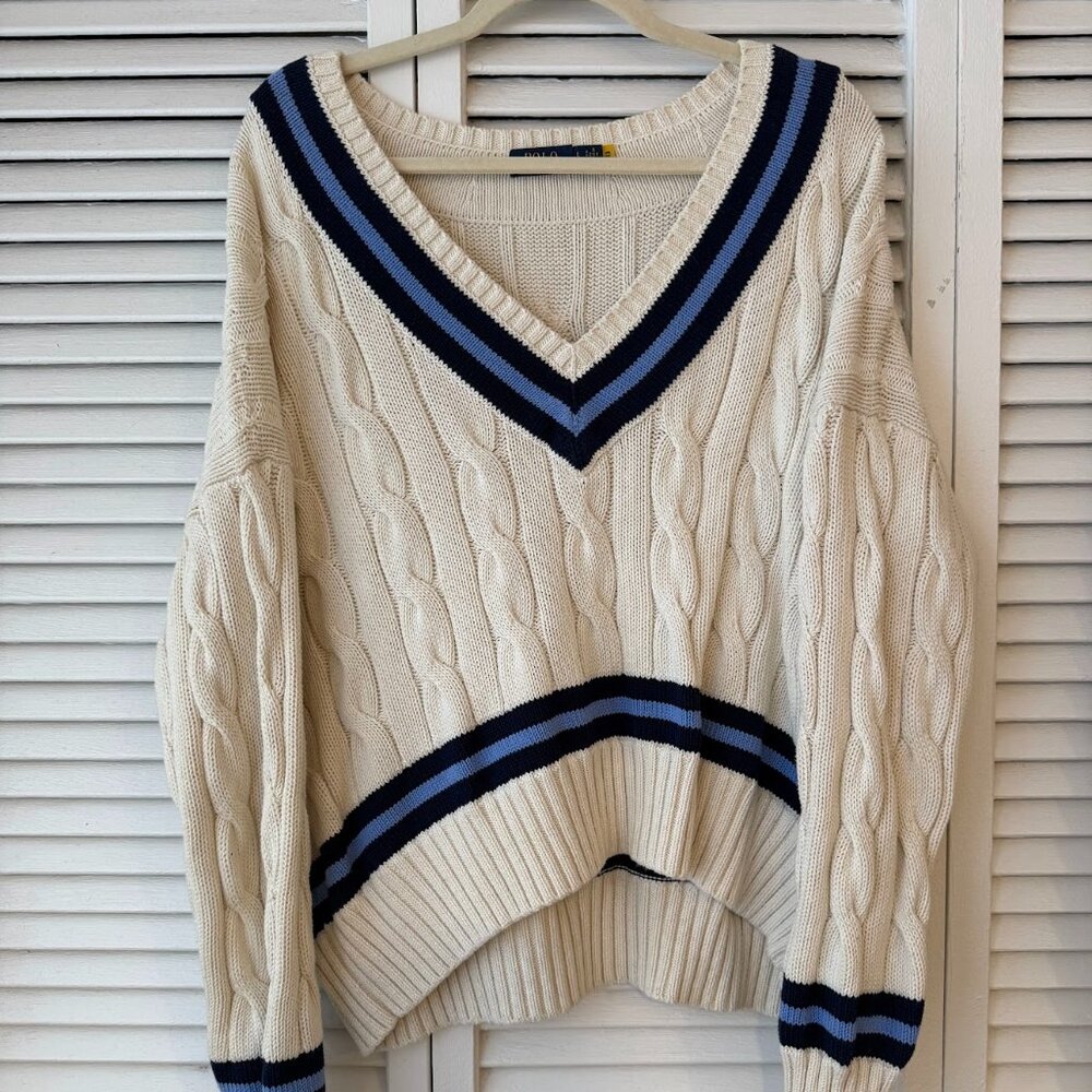 Polo Ralph Lauren Cable-Knit Cricket Sweater